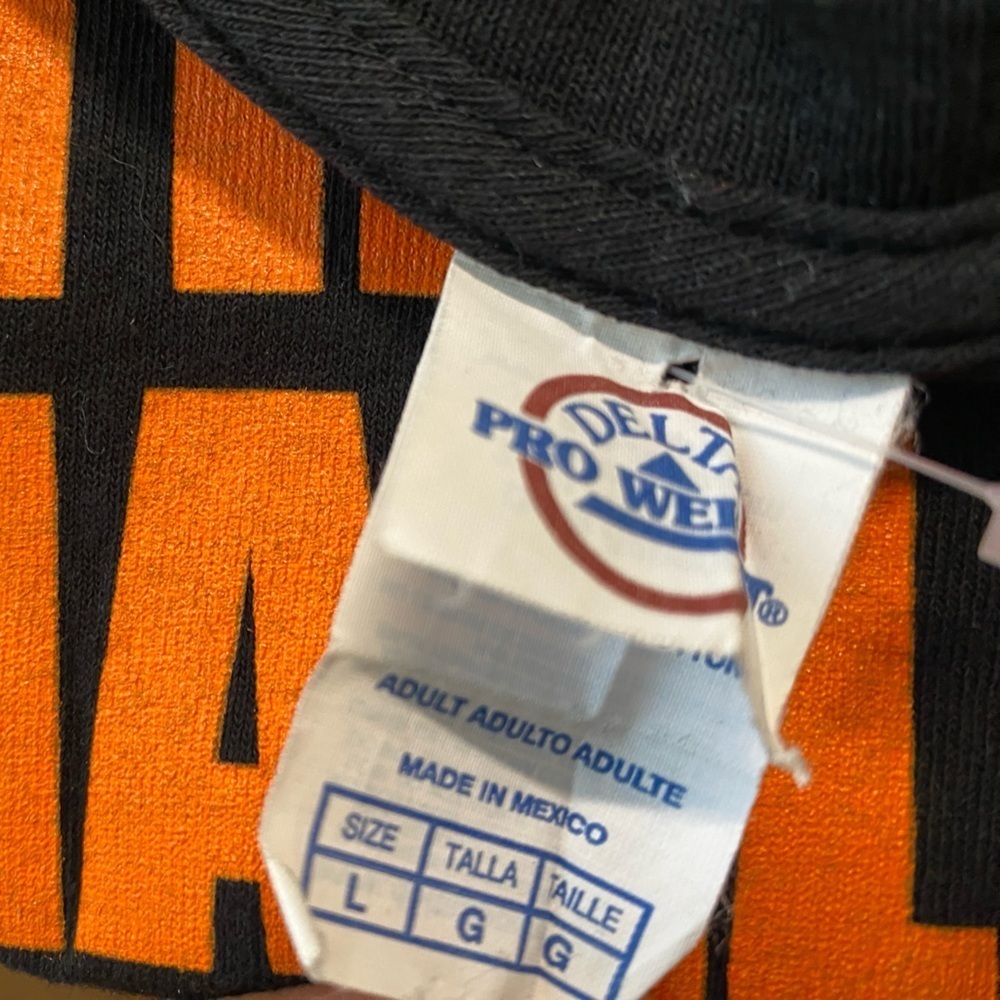 “This Is My Halloween Costume” Pun Graphic T-shirt (Size:L, Color:Black/Orange) - Picture 3 of 4